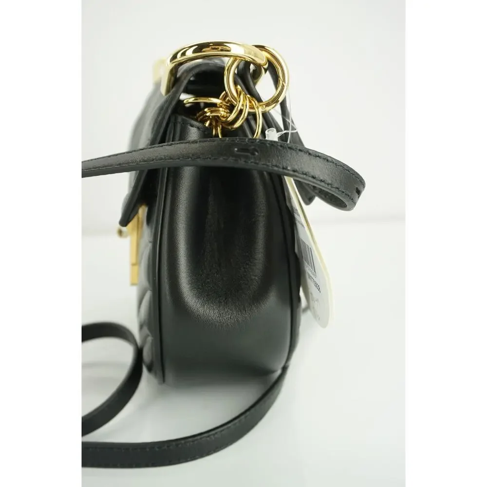 Chloe Black Quilted Leather Mini Drew Bijou Crossbody Gold Chain Bag NWT